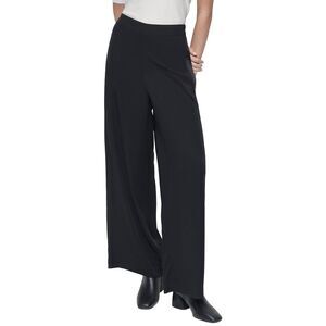 Dkny Womens  Pull-On Wide Leg Pant, Black